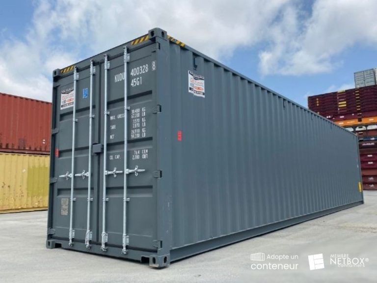 Container maritime 40 Pieds HIGH CUBE PREMIER VOYAGE