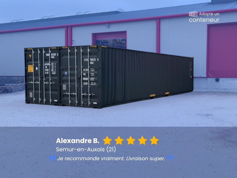 Container maritime 40 Pieds HIGH CUBE PREMIER VOYAGE – Image 3
