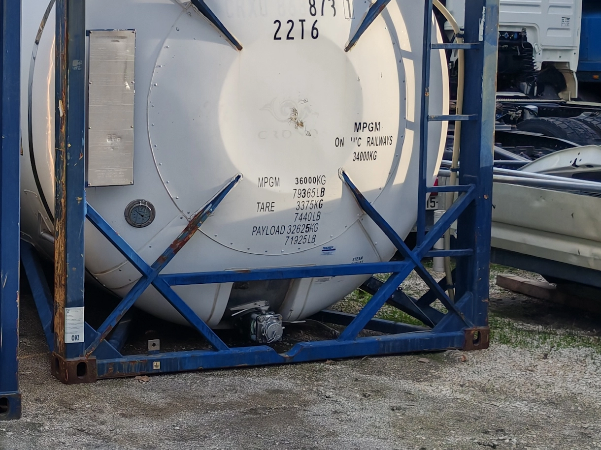Container maritime Citerne Chimique d'occasion 20 pieds 24000 L – Image 4