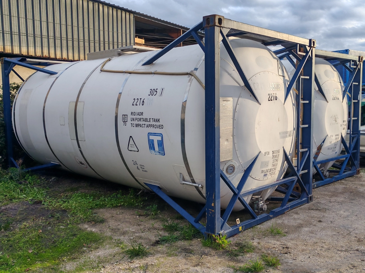Container maritime Citerne Chimique d'occasion 20 pieds 24000 L – Image 2
