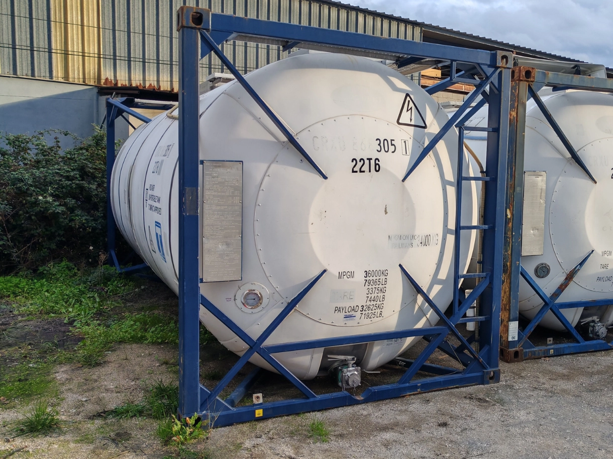 Container maritime Citerne Chimique d'occasion 20 pieds 24000 L – Image 3