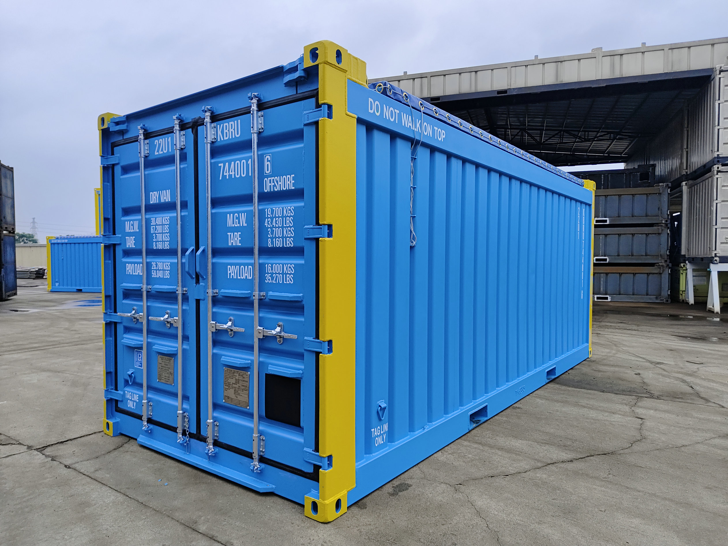 Container maritime 20 Pieds Offshore Open Top – Image 3