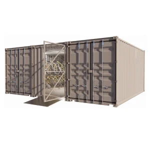 Abri vélos 36 places en containers 20 pieds