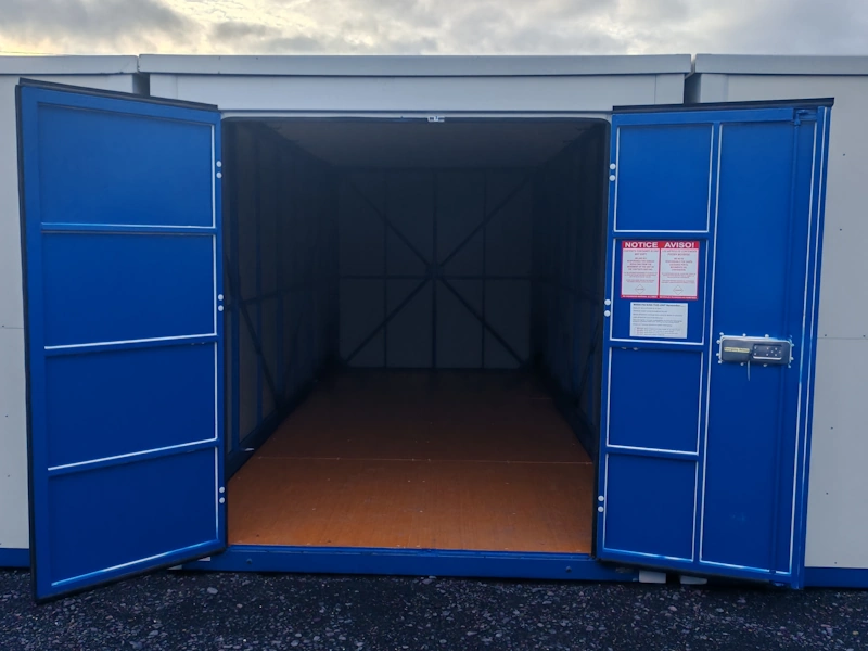 Box extérieur Boxwell à portes battantes 3 - portes ouvertes