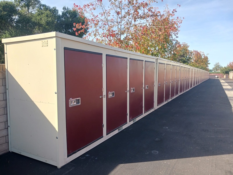 Conteneur 5 x 20 pieds compartimenté en 4 box de 2,3 m² – Image 2