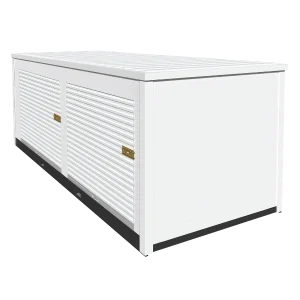Conteneur 20 pieds compartimenté en 2 box de 7,4 m²
