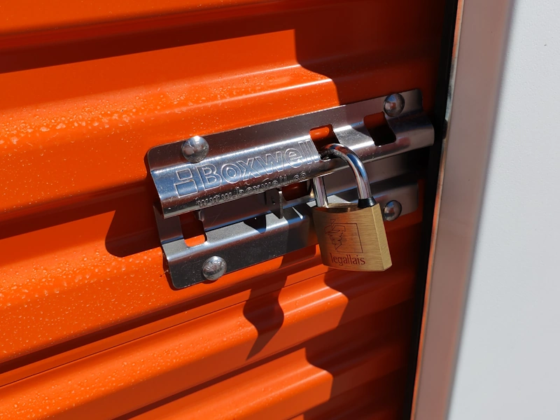Serrure inox porte enroulable Boxwell