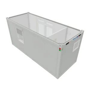 Bungalow bureau avec WC intérieur 1 fenêtre 14,7 m² [20 pieds]